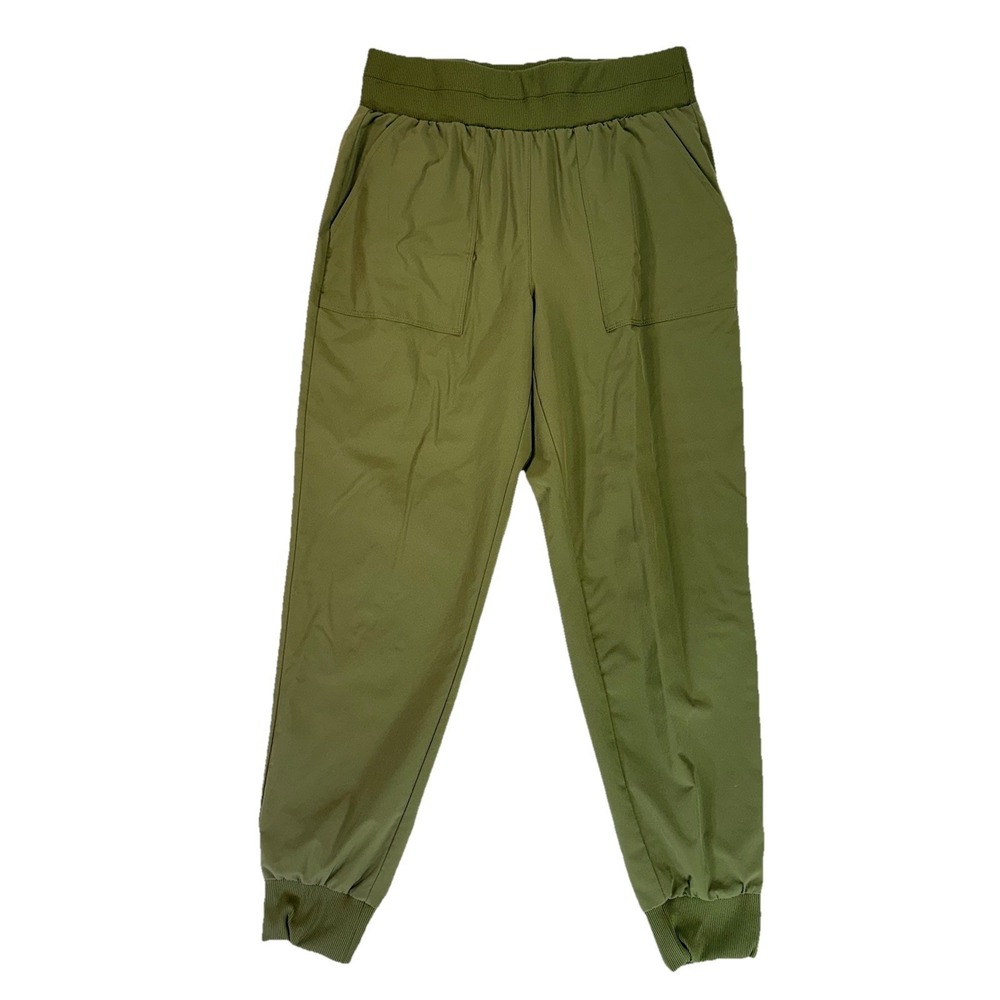 T by Talbots Olive Green Pull On Jogger Pants Women's XS Stretch Athleisure EUC